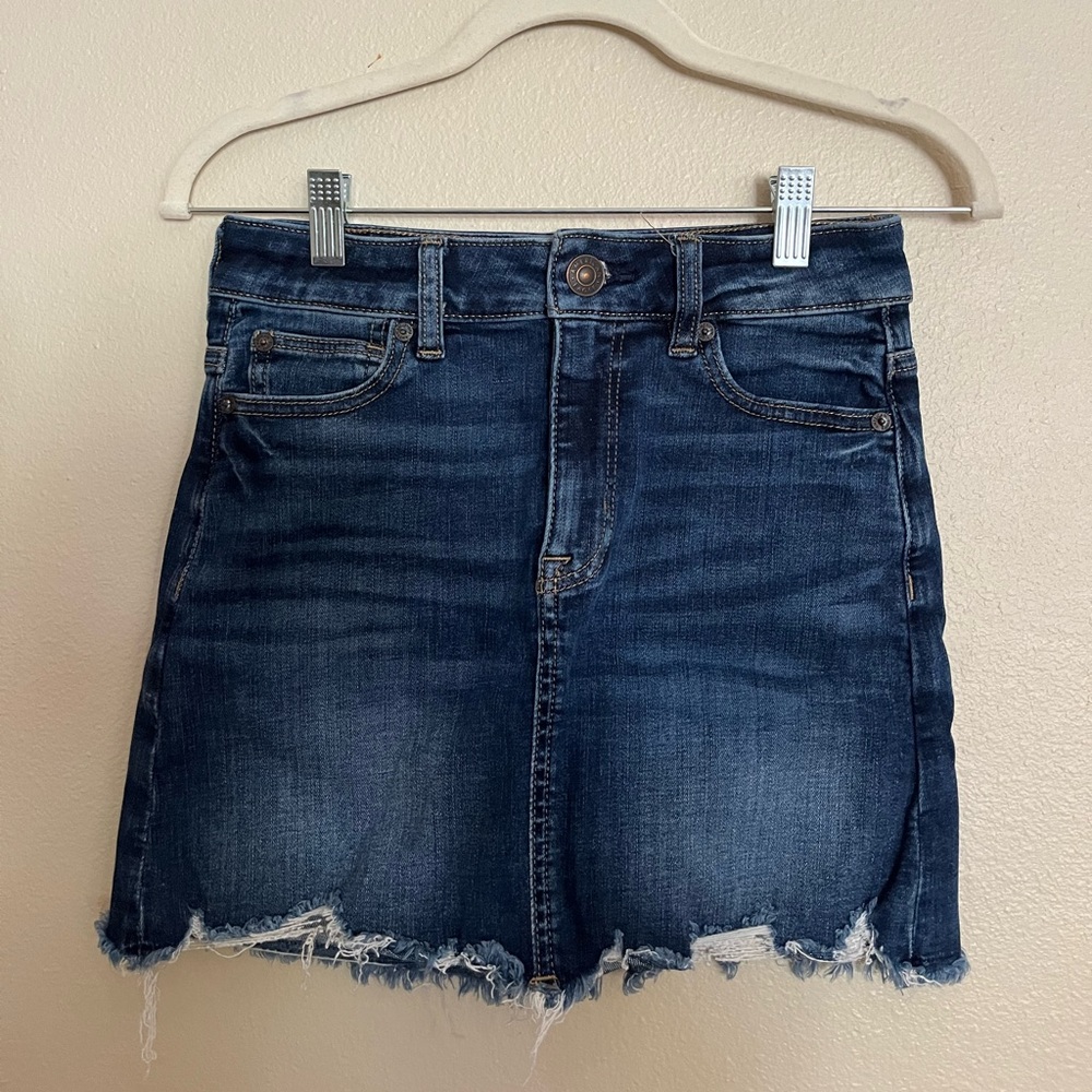 American Eagle Denim Skirt Size 0